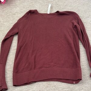 Lululemon Burgundy Sweater